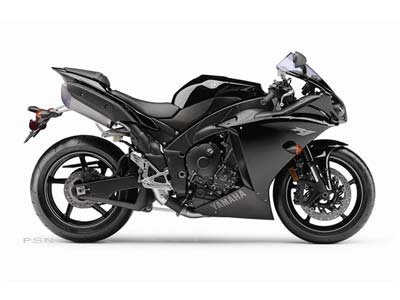 this hot black r1 just arrived has custom shield fr and rear signal and