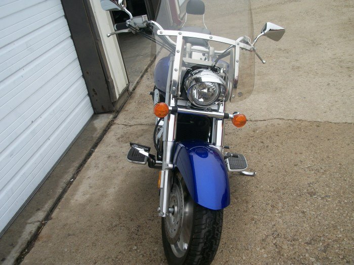 blue vtx 1300 retro with 3992 miles call for details ready to sell