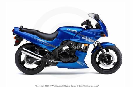 new 2009 kawasaki ninja 500r in blue
