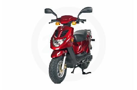 the beamer 50 scooter sports many of the features one would expect on a more