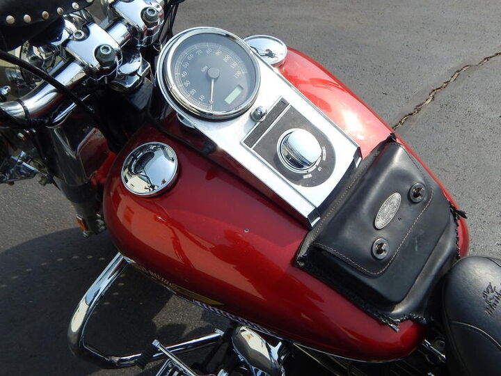 fishtail exhaust intake saddlebags windshield crash bar light bar mustang