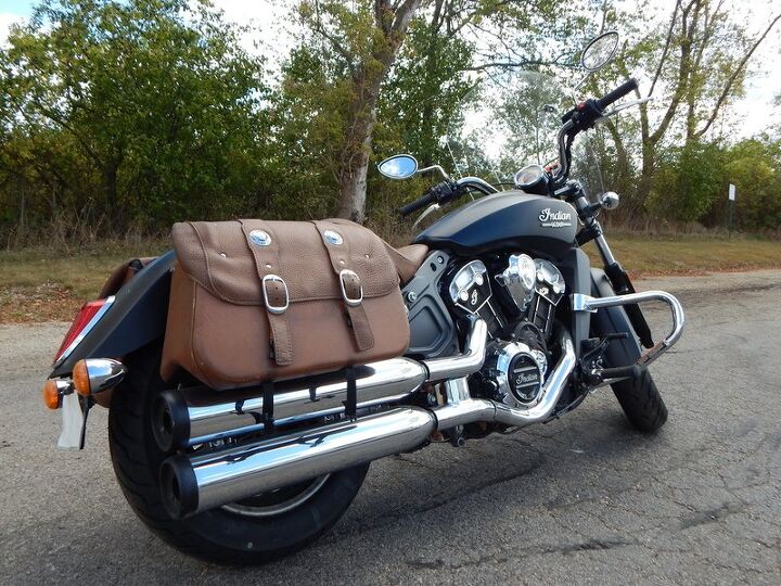 1 owner windshield indian hard mounted saddlebags crash bar new