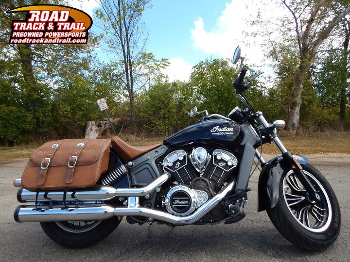 1 owner indian hard mounted saddlebags cool ride we can ship this for