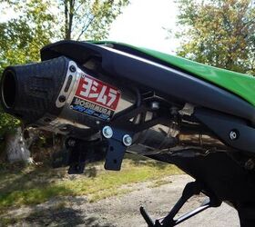 yoshimura exhaust clicker levers frame sliders integrated tail fender
