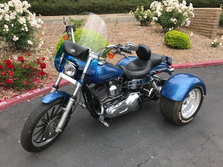 2005 harley dyna trike with frankenstein conversion excellent condition