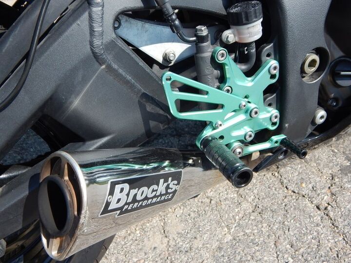 brocks exhaust clicker levers ohlins stabilizer aftermarket rear sets arm