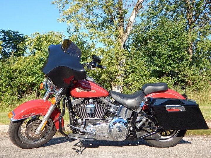 fire fighter special edition upper fairing with audio hard bags vance and hines
