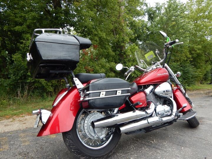 1 owner shield saddlebags floor boards modified exhaust new tires we