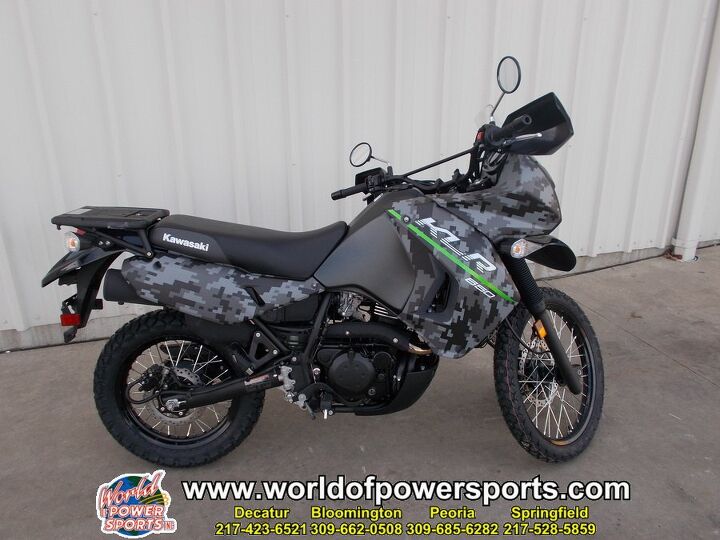 new 2017 kawasaki klr 650 camo motorcycle owned by our decatur store and located in
