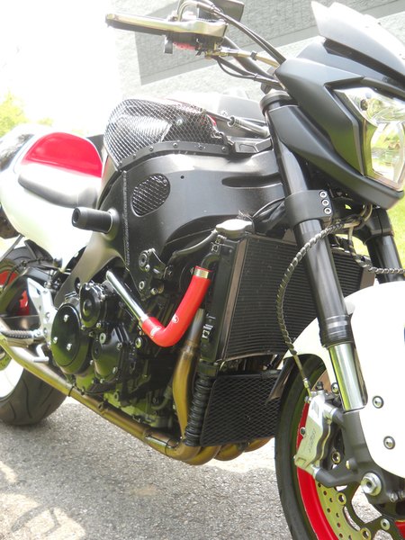 consignment custom intake w zx6 stacks and k n filter custom exhaust hd