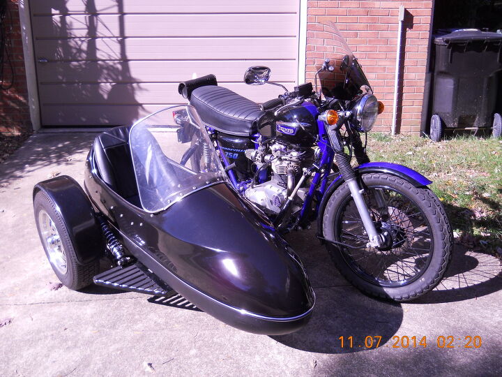1977 750 with sidecar