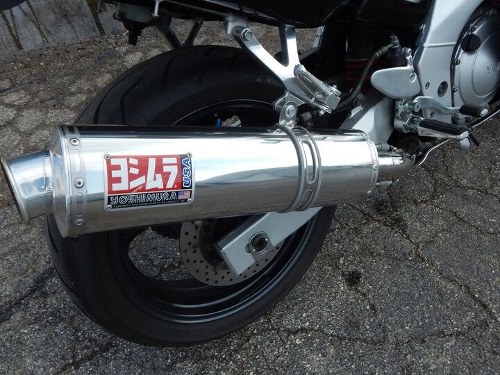yoshimura exhaust frame sliders custom signals super clean we can