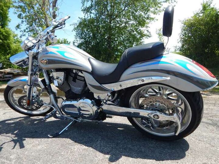 aftermarket exhaust backrest big bars braided cables tons of chrome diamond