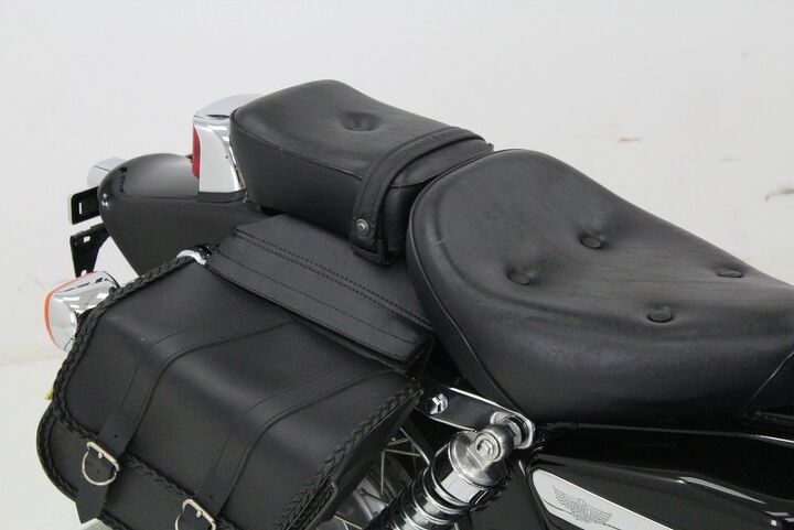 only 4442 miles leather saddle bags great starter bike there
