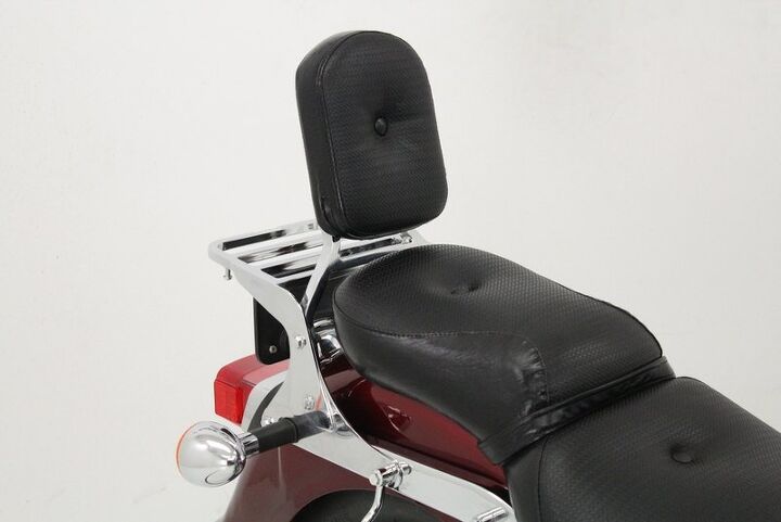 tinted windshield upgraded exhaust passenger back rest luggage