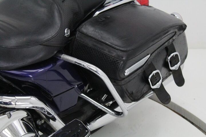 engine guard windshield passenger back rest luggage rack leather
