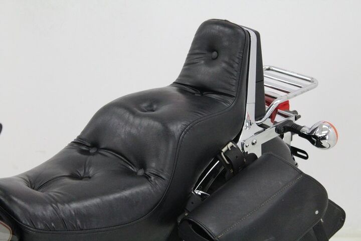 upgraded exhaust leather saddle bags luggage rack 2002 kawasaki