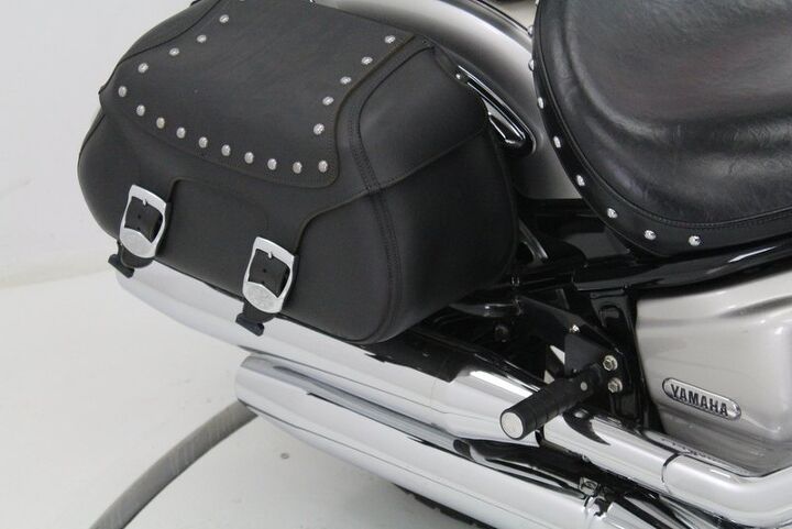 only 12173 miles leather saddle bags floor