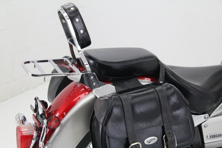 windshield leather saddle bags engine guard floor boards highway
