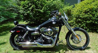 Sharp 2013 Harley Davidson FXDWG Dyna Wide Glide Twin Cam 103ci 6 Sp Low Miles Q/D Windshield 