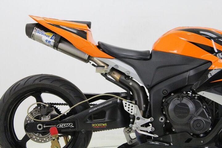 extended swing arm upgraded exhaust tinted windscreen fender