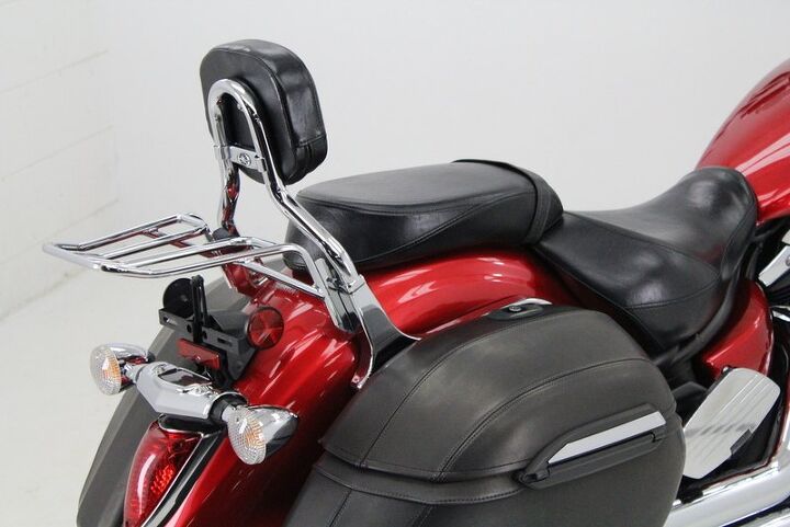 only 9930 miles back rest luggage rack great color combo the