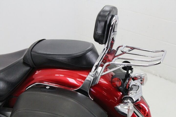 only 9930 miles back rest luggage rack great color combo the