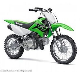 the klx110 motorcycle is a versatile off road bike with a low seat height long