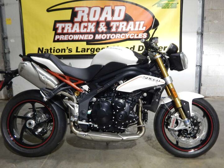 2012 Triumph Speed Triple R ABS - Crystal White For Sale | Motorcycle ...