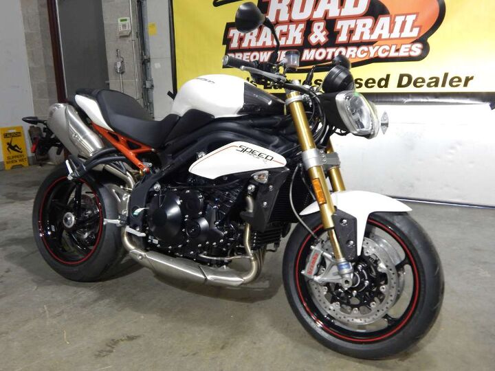 2012 Triumph Speed Triple R ABS - Crystal White For Sale | Motorcycle ...