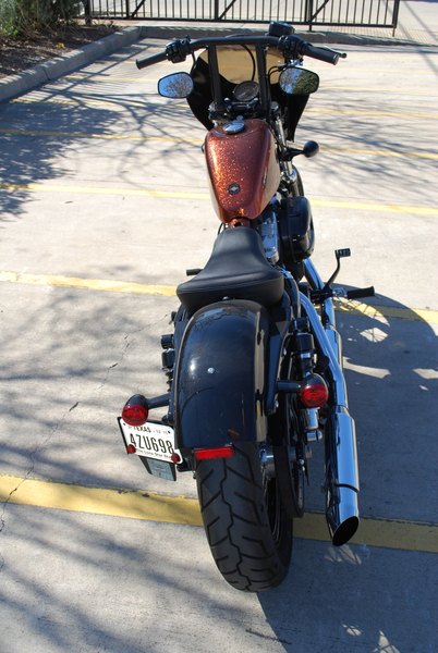 info2014 harley davidson sportster forty eightwith a fat front tire
