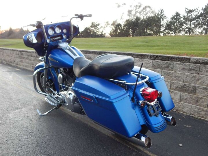 cool bagger big bars chrome front end painted inner fairing true duals and