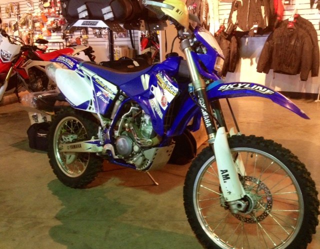 2006 yamaha wr250f low hours well maintained has yz short throttle screw for