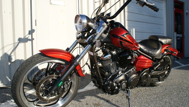 ams consignment bike 1900cc freedom aftermarket pipe is loud and a head turner