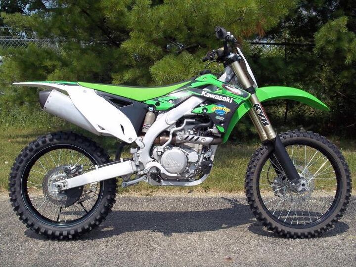 very well maintained 2014 kawasaki kx450f that was a recent trade in on a 2015