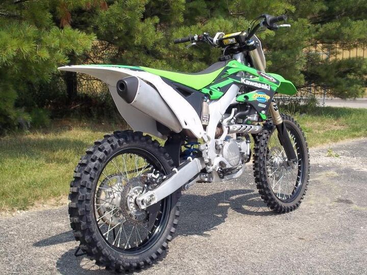 very well maintained 2014 kawasaki kx450f that was a recent trade in on a 2015