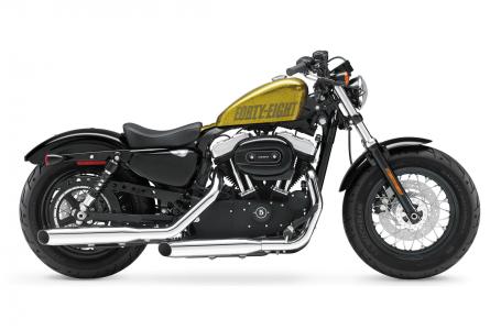 2013 harley davidson xl1200x forty eight 48with a fat front tire and steel