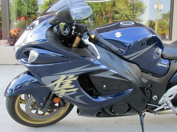 this busa is clean comes with full titanium exhaust and power commander