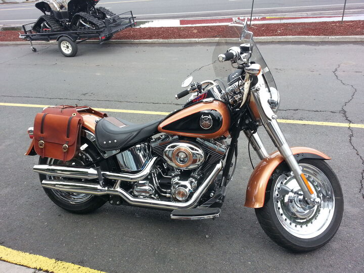 2008 harley davidson flstf fat boyone of the most recognizable motorcycles