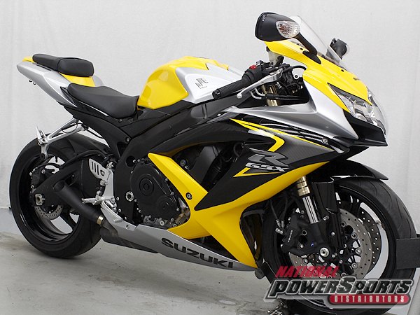Suzuki Gsxr 600 2008 Yellow