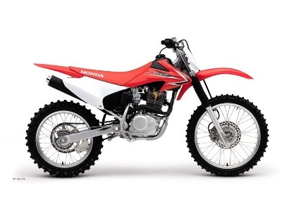 throw your leg over the saddle of the crf230f push the electric starter and have
