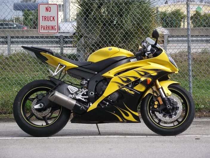 2014 R6 Yellow 2008 YAMAHA YZF-R6 YELLOW FLAMES For Sale | Motorcycle Classifieds ...