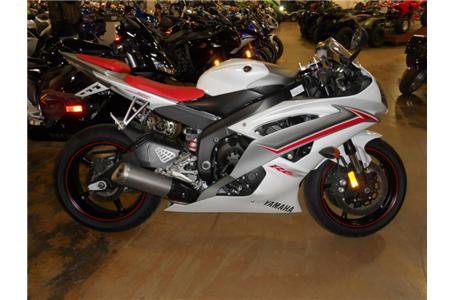 2009 yamaha yzfr6r with 7470 miles white silver stk 24885