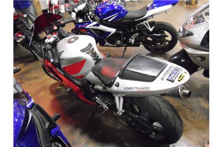 2003 honda cbr600f4i with 17119 miles silver red stk 24976