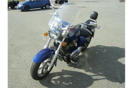 this victory is a great ride has factory windshield and backrest along with