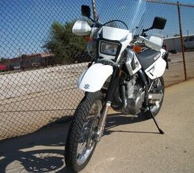 white dr650 with 15260 miles call for details ready to sell