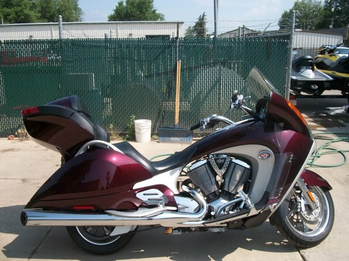 midnight cherry victory vision with 15528 miles call for details ready to sell