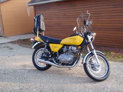 1978 Kawasaki KZ400, Pearl Yellow Paint, 13K, Many New Parts