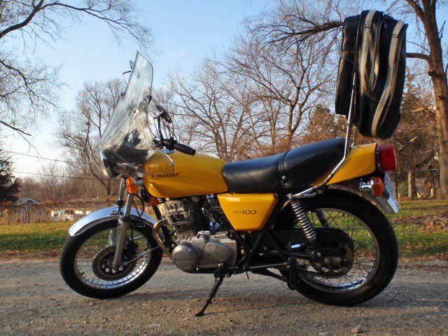 1978 kawasaki kz400 pearl yellow paint 13k many new parts
