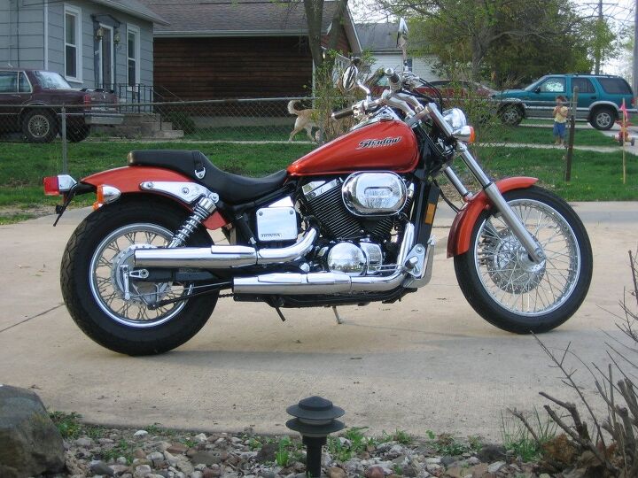 2006 honda shadow spirit 750 with only 2k